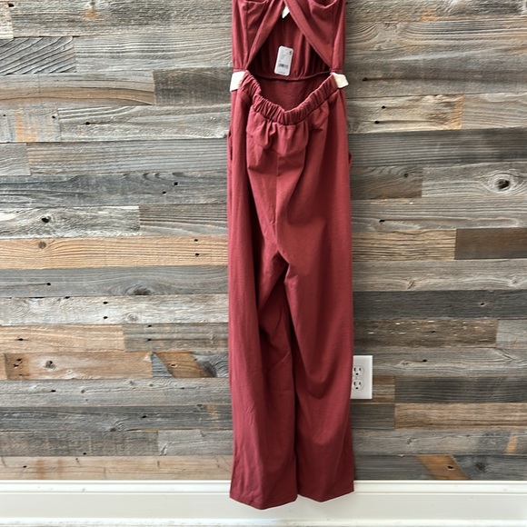 NWT Free People Axel Open Twist Back One Piece Jumpsuit Size XS - Picture 7 of 10